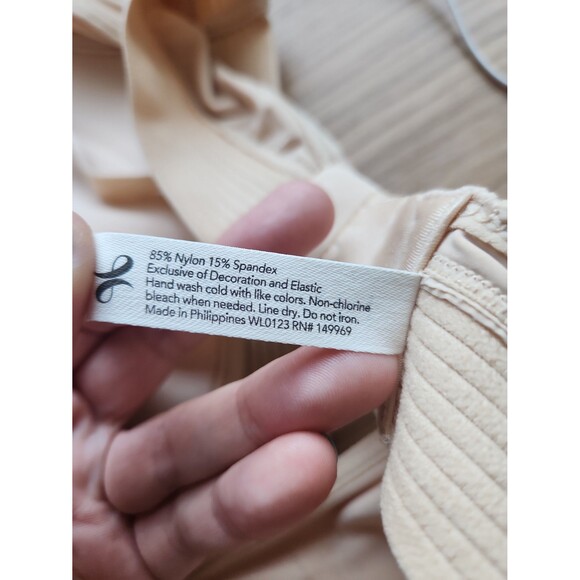 Lively Set of 3 Bras Green Black & Neutral Beige Size 38C - Picture 9 of 9